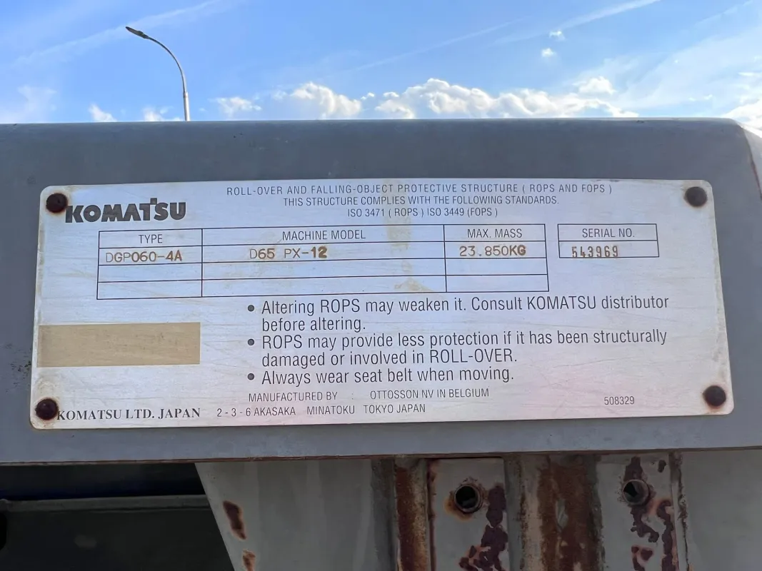 KOMATSU D65EX-12 - 24t - 29