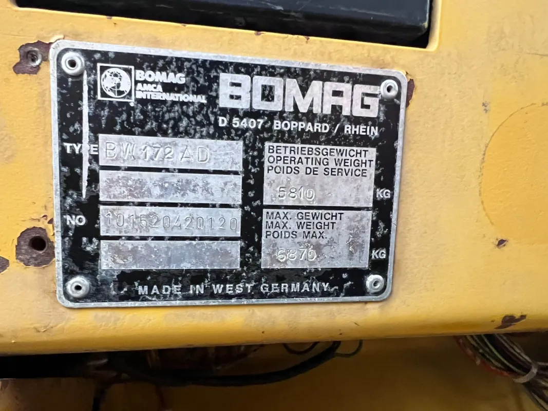 BOMAG Walze 6t - 18